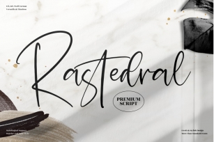 Rastedral  Beautiful Handwritten Font Font Download