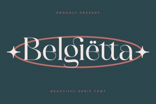 Belgietta- Luxurious Display Serif Font Download