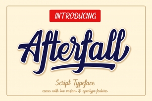 Afterfall Font Download