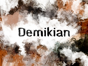 D Demikia Font Download