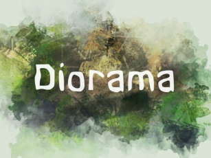 D Diorama Font Download