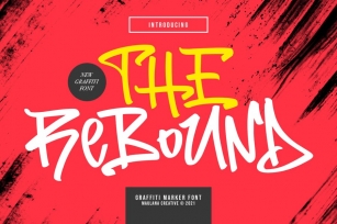 The Rebound Graffiti Marker Font Font Download