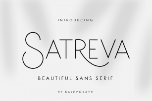 Satreva Beautiful Sans Serif Font Download