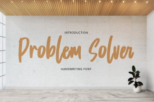 Problem Solver - Playful Display Font Font Download