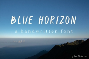 Blue Horizon Font Download