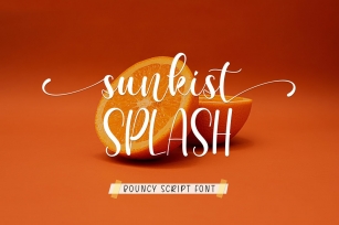 Sunkist Splash Font Download