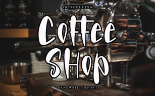 Coffee Shop Font Download