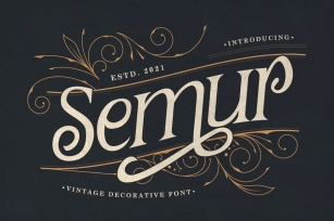 Semur – Vintage Display Font Font Download