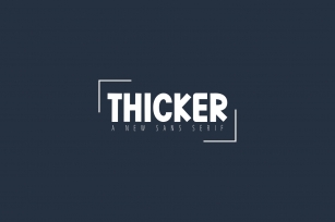 Thicker Font Download