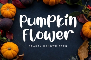 Pumpkin Flower Font Download