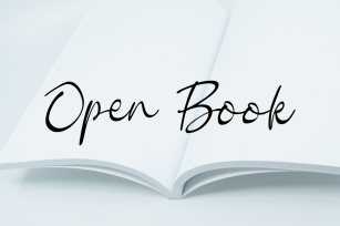 Open Book Font Download