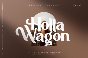 Holla Wagon - Serif Font Font Download