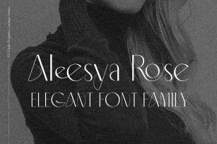 Aleesya Rose Display Family Font Download