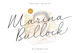 Marina Bullock - Signature Script Font Download