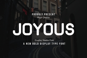Joyous Font Download