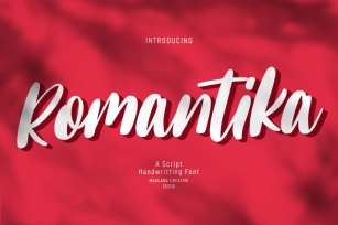 Romantika Handwritten Font Font Download