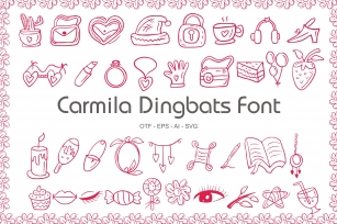 Carmila Dingbats Font Download