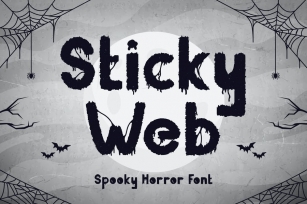 Sticky Web – Spooky Horror Font Font Download