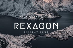 Rexagon - Display font Font Download