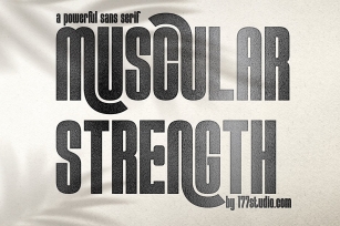 MUSCULAR STRENGTH Font Download