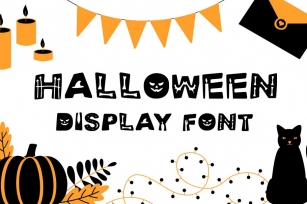 Halloween party display font Font Download