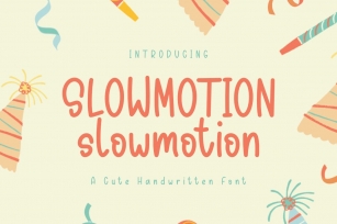 Slowmotion Font Download