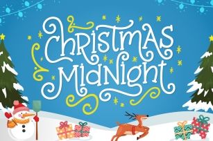 Christmas Midnight Font Download