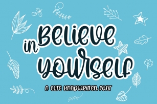 Believe in Yourself Font Download