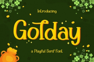 Golday – Playful Serif Font Font Download