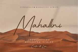 Mahallini Script Font Download
