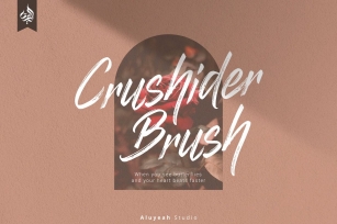 Crushider Brush Font Download