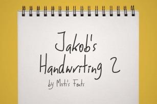 Jakob's Handwriting 2 Font Download