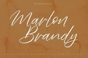 Marlon Brendy Handwriting Script Font Download