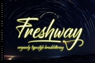 Freshway Originaly typestyle Font Download