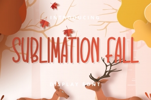 Sublimation Fall Font Download