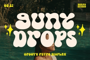 Gunydrops - Groovy Retro & Extras Font Download