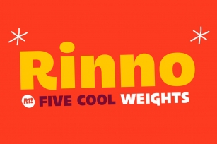 Rinno -50% All Bundle! Font Download