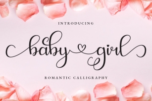 Baby Girl Romantic Calligraphy Font Download