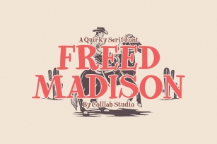 Freed Madison - A Quirky and Playful Serif Font Download
