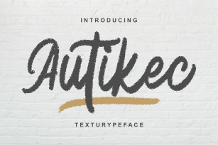 Autiec Texturype Face Font Download