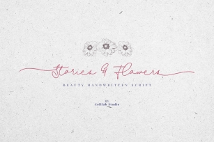 Stories and Flowers Font Download