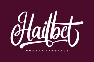 Hailbet Modern Typeface Font Download
