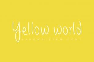 Yellow World Font Download