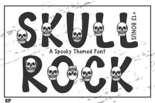 Skull Rock Font Download