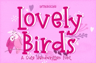 Lovely Birds Font Download