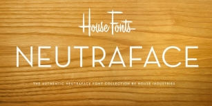 Neutraface Display Font Download