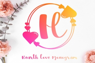 Hearth Love Monogram Font Download