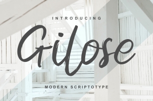 Gilose Modern Scriptotype Font Download