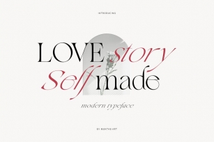 Love Story Self Made | Modern Serif Font Download