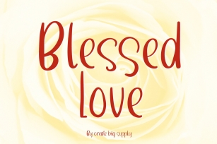 Blessed Love Font Download